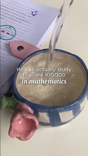 How to study for math🧮 Use the Teanote app #study #studyhacks #discipline #booktok #studyskills