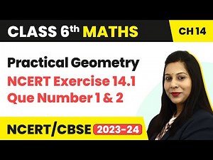 NCERT Exercise 14.1 : Question 1 and 2 - Practical Geometry | Class 6 Maths