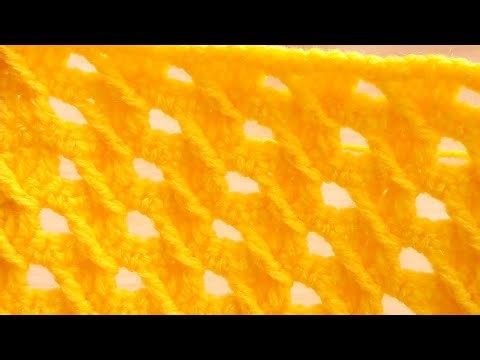 Super Easy Openwork Crochet Pattern 🌼 Knitting Pattern for Beginners #knitting #crochet