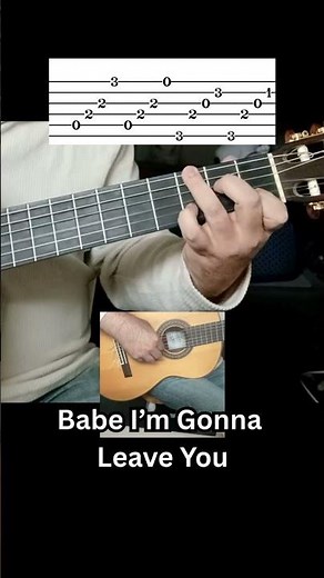 Babe I’m Gonna Leave You Led Zeppelin Guitar Tutorial
