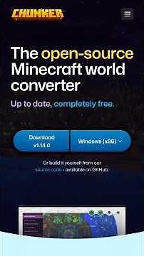 How to convert Java/Bedrock World into Bedrock/Java using Chunker on Android