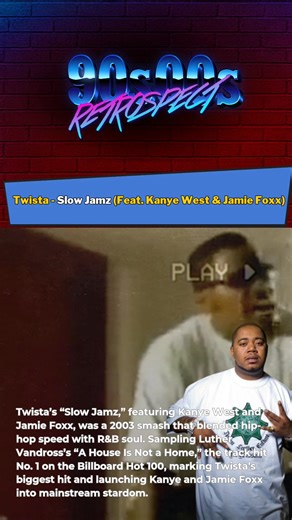 Twista ft. Kanye West & Jamie Foxx – “Slow Jamz” When R&B Met Rap – 2003 A perfect blend of smooth and fast. Jamie set the mood, Kanye brought the bounce, and Twista proved nobody could ride a beat like him. #Twista #KanyeWest #JamieFoxx #SlowJamz #2000sHipHop #fblifestyle | Retrospect 90s 00s