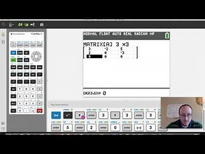 Determinant of a Matrix: TI-84 Graphing Calculator