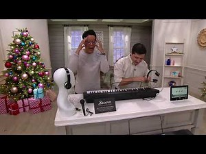 Alesis Melody Portable 61-Key Keyboard with Stand and Bench on QVC