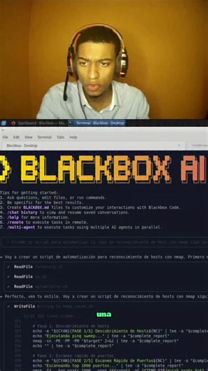 Kobasky on Instagram: "BlackboxIA es una inteligencia artificial, con múltiples funcionalidades, y distintos modos de uso, versión CLI, y web, también se puede integrar en visual studio code, es muy buena para programar, y lo mejor de todo es que sirve para ciberseguridad y hacking Ético. #cybersecurity #informatica #inteligenciaartificial #hackers"