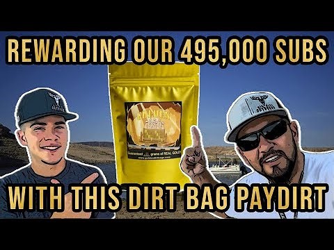 Sin City Outdoors Golden Dirt Bag Gold Paydirt Review #349