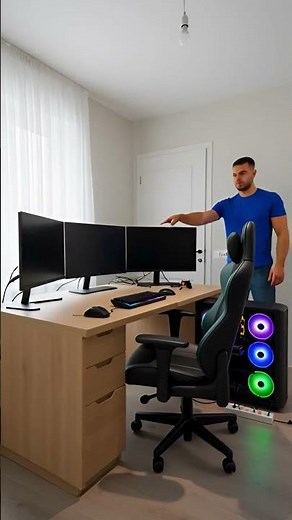 From Empty Desk to Ultimate Tech Workspace | 4K Desk Setup Transformation #desksetup #interiordesign