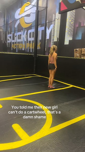 Gymnastics Cartwheel Challenge for Cheerleaders