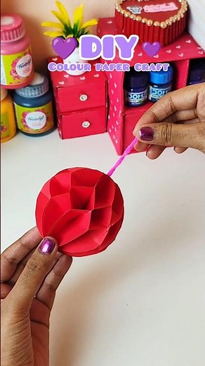 colour paper easy amazing craft idea