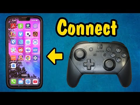 How To Pair A Switch Pro Controller To An iPhone (Connect Wireless Gamepad to Apple Phone)