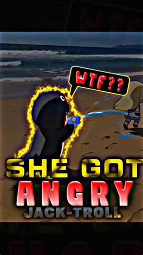 SHE GOT ANGRY💀