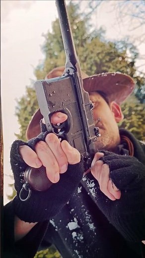 A Winter Western You Won’t Forget ❄️ | Mauser C96 #denixreplica