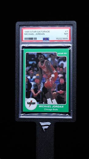 1985 Star Gatorade Michael Jordan ROOKIE #7 PSA 7 NRMT