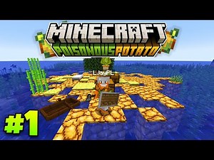 Minecraft POISONOUS POTATO Survival #1 - "Do ziemniaczanego wymiaru!"