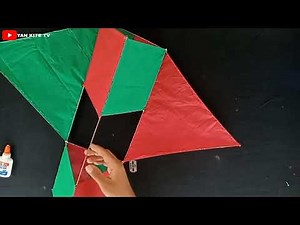 How to make TRIANGULAR BOX KITE | Unique Box Kite with Winged | Paano gumawa ng Triangular Box kite