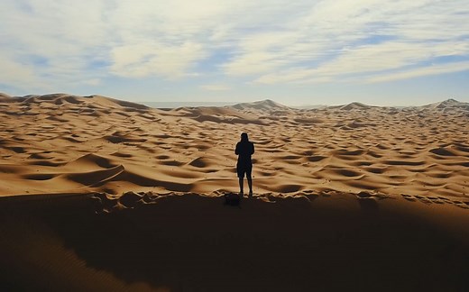 4K下绝美撒哈拉沙漠