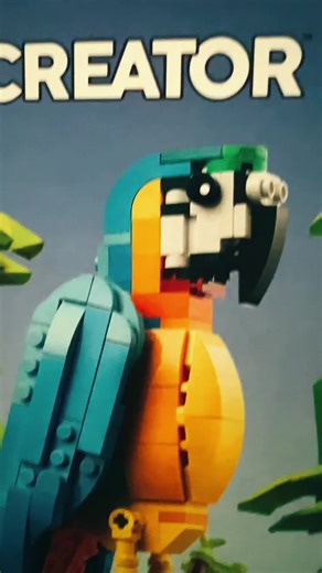 Lego Exotic Parrot Build 📚 @LEGO #legocreator #Lego #Parrot