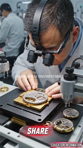 How Luxury Watches Are Made | Inside a Luxury Watch Factory ⌚🏭 #shorts