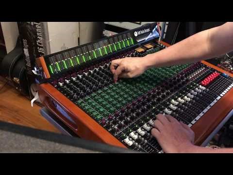 Toft (Trident) ATB 16 Demonstration - Faders, Pan, EQ, Aux Routing, Master Fader Audio Test