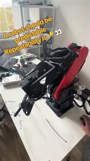 Testing accuracy, repeatability #inversekinematics #esp32 #robot #raspberrypi5 #6axisroboticarm