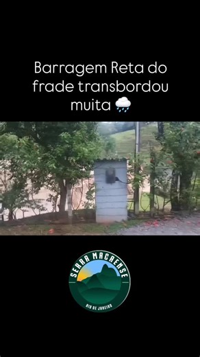 Serra Macaense on Instagram: "Hoje foi muita chuva pelas Serras, sem ninguém esperar quantidade de tanto volume de água, transbordou a barragem da Reta do Frade 🌧️🌧️🌧️🌧️ 20/12/2025 📅"