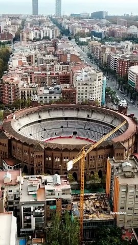 Explore Spain's Historic Bullrings Through Stunning Drone Views.