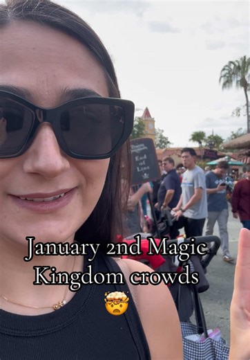 Magic Kingdom Crowds on January 2nd