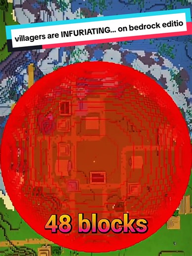 villagers are INFURIATING… on bedrock edition #minecraft #minecraftbedrock #minecraftmemes #java #foryoupage
