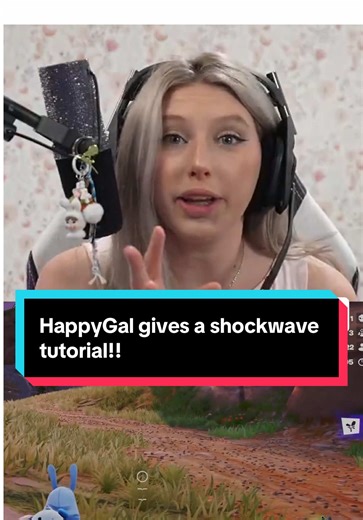 HappyGal gives a shockwave tutorial!! #happygal #happyhappygal #fortnite #turorial #shockwave