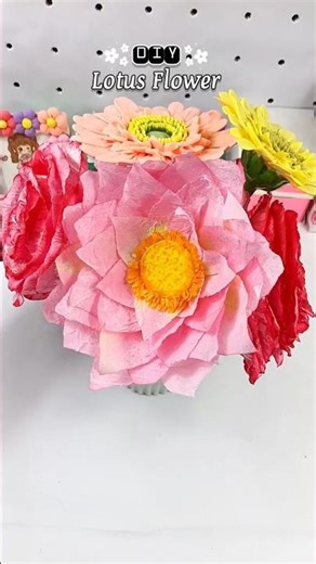 DIY Aesthetic Flower 🌸 Perfect Room Decor Idea #Shorts #trending #viral #diy