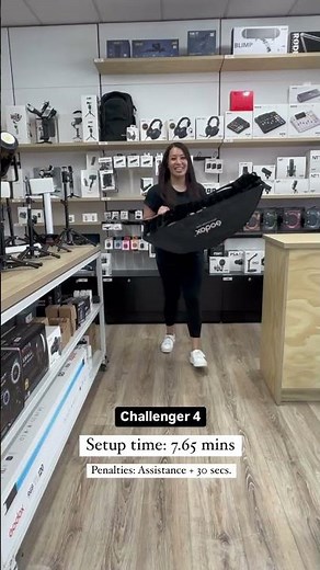 Softbox Setup Challenge | How fast can you set up a lighting softbox?! #challenge #photography