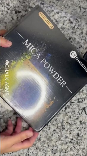 Unboxing my new mica powder box 💕 #unboxing #asmr