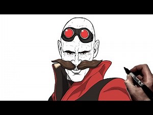 How To Draw Dr. Robotnik | Step By Step | Sonic The Hedgehog 2