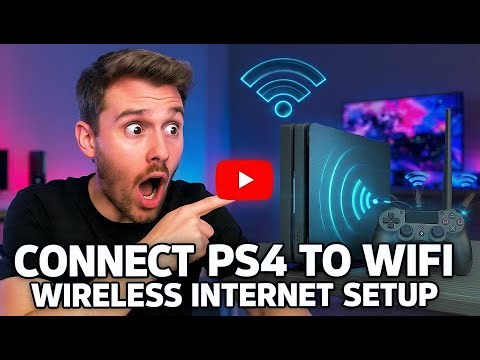 Connect PS4 to WiFi 🔥 Wireless Internet Setup Easy Step by Step Guide”
