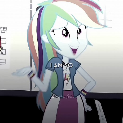 Rainbow Dash My Little Pony Equestrian Girl Edit
