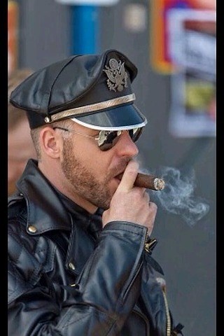 Glad to attend Leatherman cigar party at the bike stop. | Chef Murph | Facebook