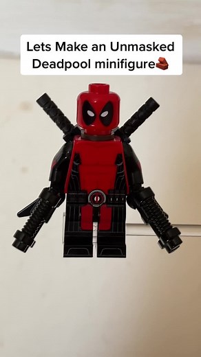 How to Create an Unmasked Lego Deadpool Minifigure