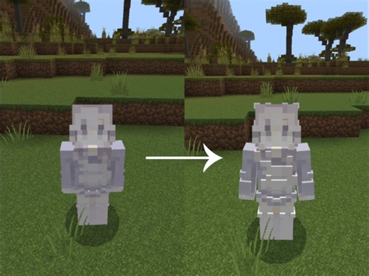 ［Minecraft基岩版资源包推荐］高级3D皮肤