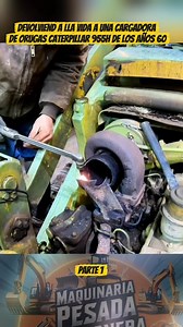 ✅️🔧A solution to bring a 1960s Caterpillar 955H crawler loader back to life - Part 1 #construction #caterpillar #bulldozer #fixingcars #restoringcars | Maquinaria pesada carbonera