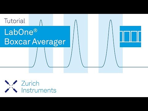 LabOne Boxcar Averager Tutorial
