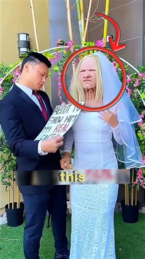 ​​The GREATEST wedding prank in history! 😱 #youtubeshorts #trending #couple prank #prank