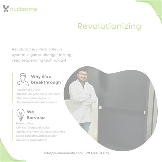 #nucleomeinformatics #revio #longreadsequencing #genomicsservices #precisionmedicine #metagenomics | Nucleome Informatics Pvt Ltd