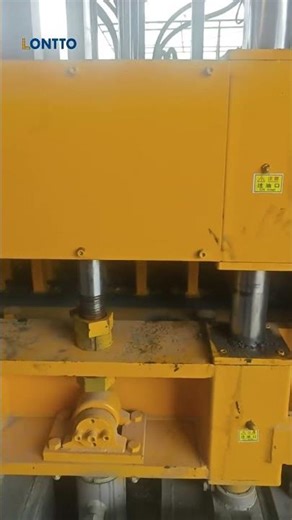 China LONTTO brand color paver brick making machine #block #buildingconstruction #manufacturing