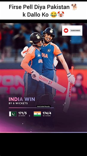 India Beat Pakistan By 6 Wickets In Super 4 Asia Cup 2025 #indvspak #trending #cricketshorts