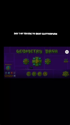 jumped a bit earlier#gd #geometrydash #fyp #clutterfunk #fypシ @♦️Stormii♦️ I'll catch up to you one day