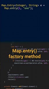What is an entry, and how can you create one? - Cracking the Java Coding Interview