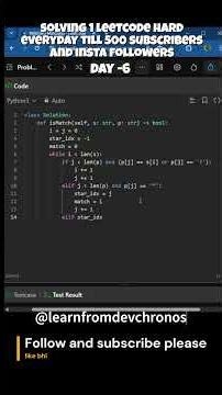 Day - 6 Solving 1 LeetCode HARD Every Day Until I Hit 500 Followers