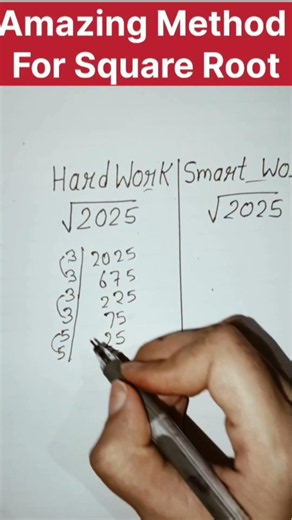 Amazing Method For Square Root | Fast & Easy Square Root Trick 🔥