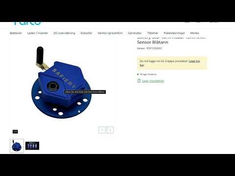 Safiery STAR radar-tanksensor – trådløs tankmåling med Victron GX