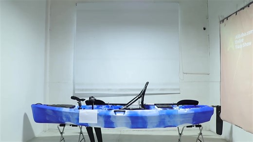 12 ft  Mirag Compass Pedal Kayak Paddle Predator Fin Pedal Kick up Kayak Fishing Single Seat Canoe/kayak With Electric Motor